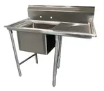 Advance Tabco 93-1-24-24R 46" W One Compartment Sink With Right-hand Drainboard