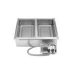 APW Wyott HOT FOOD TABLE, DROP IN, 2 WELL, 208V