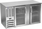 Beverage Air BB58HC-1-FG-S 2 Door Refrigerated Back Bar Storage Cabinet