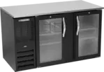 Beverage Air BB58HC-1-G-B 2 Door Refrigerated Back Bar Storage Cabinet