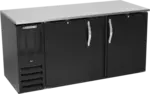 Beverage Air BB68HC-1-B 2 Door Refrigerated Back Bar Storage Cabinet