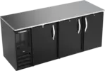 Beverage Air BB78HC-1-F-B 3 Door Refrigerated Back Bar Storage Cabinet