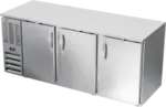 Beverage Air BB78HC-1-F-S 3 Door Refrigerated Back Bar Storage Cabinet