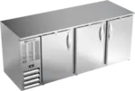 Beverage Air BB78HC-1-S 3 Door Refrigerated Back Bar Storage Cabinet