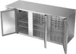 Beverage Air BB78HC-1-S 3 Door Refrigerated Back Bar Storage Cabinet