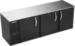 Beverage Air BB94HC-1-B 3 Door Refrigerated Back Bar Storage Cabinet