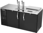 Beverage Air DD68HC-1-C-B 2 Taps Draft Beer Cooler