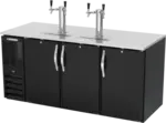 Beverage Air DD72HC-1-B 4 Taps Draft Beer Cooler