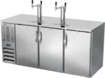 Beverage Air DD72HC-1-S 4 Taps Draft Beer Cooler