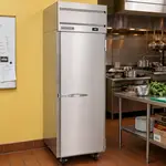 Beverage Air HRS1HC-1S 26'' 21.17 cu. ft. Top Mounted 1 Section Solid Door Reach-In Refrigerator