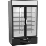 Beverage Air MMF44HC-1-B 47'' 2 Section Glass Door Merchandiser Freezer