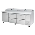 Blue Air BAPP93-D4RM-HC 93.25'' Refrigerated Pizza Prep Table