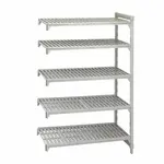 Cambro CPA187272V5PKG Camshelving® Premium Series 72"W x 18"D x 72"H Shelving Unit, Plastic with Metal Frame - NSF