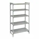 Cambro CPU183672V5480 Camshelving® Premium Series 36"W x 18"D x 72"H Shelving Unit, Plastic with Metal Frame - NSF