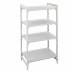 Cambro CPU184264S4480 Camshelving® Premium Series 42"W x 18"D x 64"H Shelving Unit, Plastic with Metal Frame - NSF