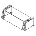 Eagle Group DCS3-CF-GT Spec-SHIELD™ Sneeze Guard,  single tier,  single-sided