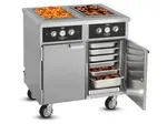 FWE / Food Warming Equipment Co., Inc. HLC-2W6-7H-14-DRN Handy Line (3) 12" x 20" x 6-1/2" Deep Wells Electric Hot Food Serving Counter with Individual Controls