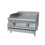 Garland US Range GD-24G Designer Series 24'' Countertop Gas Griddle with Adjustable Controls - 40,000 BTU