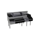 Glastender ALL-60A All-In-One Underbar Ice Bin/Cocktail Station