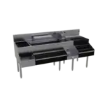 Glastender ALL-72A All-In-One Underbar Ice Bin/Cocktail Station