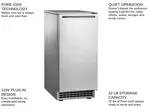 Ice-O-Matic GEMU090 14.88" Nugget Ice Maker with Bin, Nugget-Style - 50-100 lbs/24 Hr Ice Production, Air-Cooled