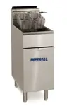 Imperial IFS-40-OP 15 - 50 lb. Gas Floor Model Full Pot Fryer with Thermostatic Controls - 105,000 BTU