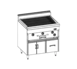 Jade Range JBKC-36 Restaurant Gas Range, with (1) 36" Charbroiler and Cabinet Base - 65,000 BTU