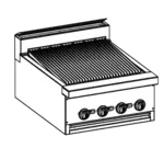 Jade Range JBR-36B-M Restaurant Gas Range, with (1) 36" Charbroiler and Modular Base - 90,000 BTU