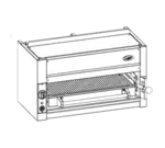 Jade Range JBR-JB36-RM Bistro™ Range-Mount Salamander Broiler