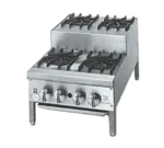 Jade Range JHPE-1-112 4 Burner Countertop Gas Hotplate / Range with Manual Controls - 27,500 BTU
