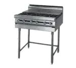 Jade Range JMRH-3ST Commercial Range, 36" W with 3 Burners (3) Hot Tops and Modular Base - 150,000 BTU