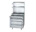 Jade Range JMRHE-3-3 Commercial Range, 36" W with 6 Burners and Modular Base - 210,000 BTU