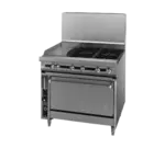 Jade Range JTRH-12G-2HT-36 Commercial Range, 36" W with (1) 12" Griddle & (2) 12" Hot Tops and Standard Oven - 175,000 BTU