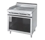 Jade Range JTRH-2FHT-36 Commercial Range, 36" W with (2) 18" French Hot Tops and Standard Oven - 95,000 BTU