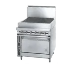 Jade Range JTRH-36B-36C Commercial Range, 36" W with (1) 36" Charbroiler and Convection oven - 120,000 BTU