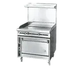 Jade Range JTRH-36G-36C Commercial Range, 36" W with (1) 36" Griddle and Convection oven - 135,000 BTU