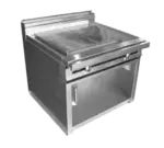 Jade Range JTRH-36IP-36 Commercial Range, 36" W with (1) 36" Even Heat Plancha and Standard Oven - 70,000 BTU