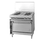 Jade Range JTRH-4-36 Commercial Range, 36" W with 4 Burners and Standard Oven - 175,000 BTU
