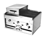 Jade Range KC-36-RAD 36.00" Gas Countertop Standard Duty Radiant Charbroiler with Manual Control - 56000 - 104000