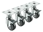 Krowne Metal 28-135S Krowne Heavy Duty Adjustable Height Plate Caster