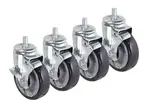 Krowne Metal 28-185S Krowne Heavy Duty 5/8" - 11 Threaded Stem Caster