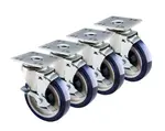 Krowne Metal 30-107S Krowne Economy Series 4" x 4" Plate Caster