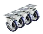 Krowne Metal 30-111S Krowne Economy Series 3-1/2" x 3-1/2" Plate Caster
