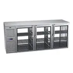 Krowne Metal KPT84L Pass-Thru Refrigerated Back Bar Cabinet