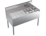 Krowne Metal KR24-42R Underbar Sink Unit, Compartment with and / - 48"W x 24"D