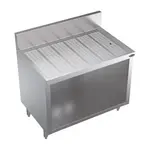 Krowne Metal KR24-S36 Stainless Steel Underbar Drain Workboard Unit, Freestanding, 36" x 24"