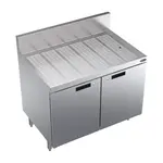 Krowne Metal KR24-SD36 Stainless Steel Underbar Drain Workboard Unit, Freestanding, 36" x 24"