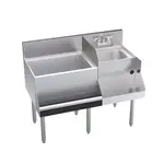 Krowne Metal KR24-W42L-10 Royal Series Underbar Ice Bin/Cocktail Station