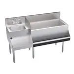 Krowne Metal KR24-W54R-10 Royal Series Underbar Ice Bin/Cocktail Station