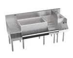 Krowne Metal KR24-W66C-10 Royal Series Underbar Ice Bin/Cocktail Station